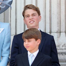 Prince George had to hold a sneeze during the national anthem.
