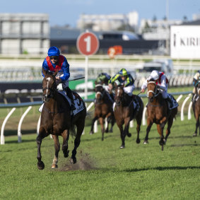James McDonald and Zaaki scored an easy seven-length win in the Doomben Cup