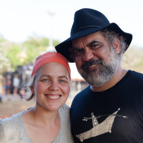 Firestarter co-directors Nel Minchin and Wayne Blair in Yirrkala.