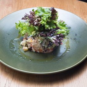 Tuna salad at Arkibar, South Melbourne.