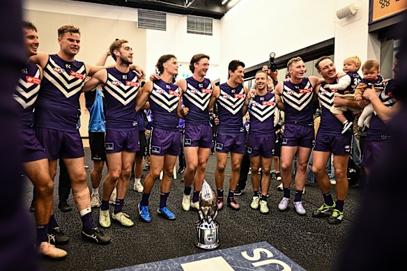 It was a comfortable win for Fremantle in Saturday’s western derby.