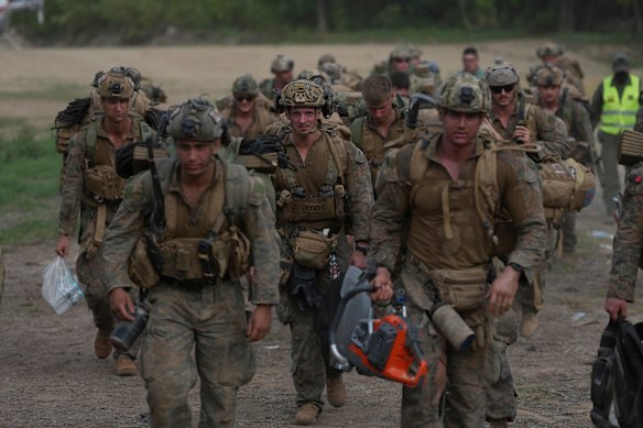 Domenica le truppe americane arriveranno per assistere nei soccorsi.