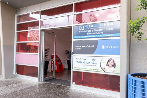The World of Learning childcare centre at Point Cook on Tuesday.