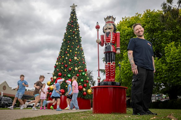 Wilson and his business partner Leroy Fletcher (pictured) donated $300,000 to host Christmas festivities in Berwick.