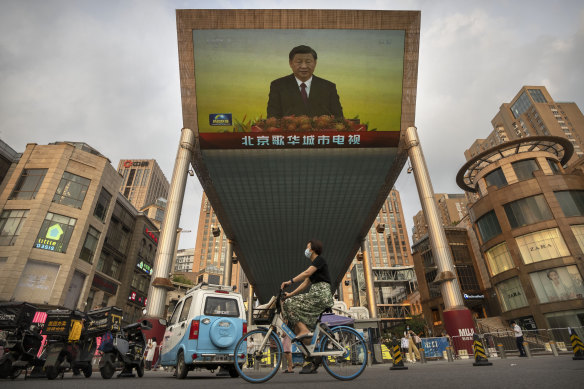 President Xi Jinping on television.