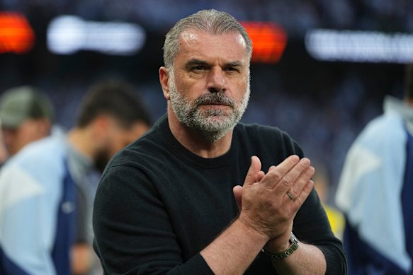 Ange Postecoglou after the match.