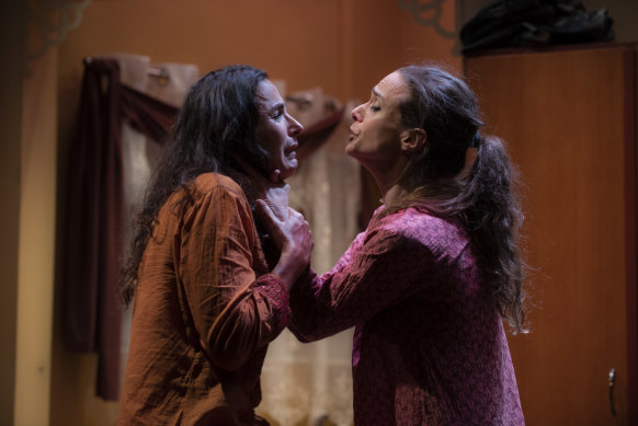 Nicole Nabout and Claudia Greenstone star in the tense Selling Kabul.