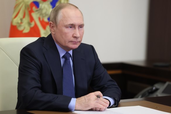 Vladimir Putin’s oil and gas revenue is shrinking. 