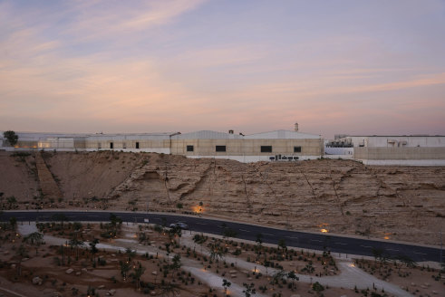 The site of the Diriyah Contemporary Art Biennale in the Jax District in Diriyah.