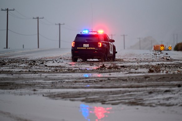 California was battered by heavy rains, flash flooding and mudslides.