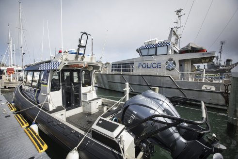 VicPol’s flagship vessel VP01. Good for the high seas, not high teas.