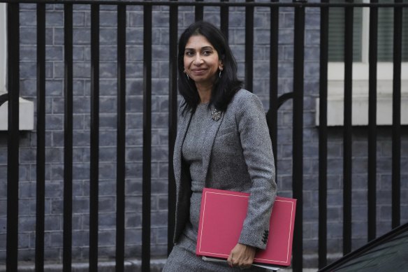 Suella Braverman quit as Britain’s home secretary.