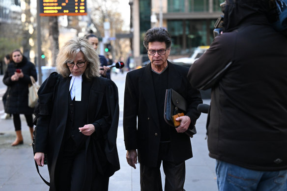 Rick McLeod outside the County Court in June 2023.