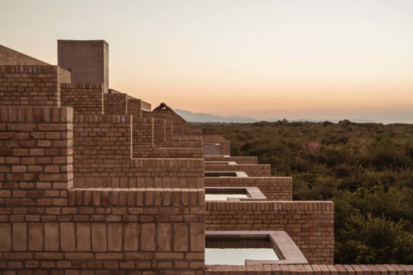 Hotel Terrestre is a collection of seven striking Brutalist buildings in southern Mexico.