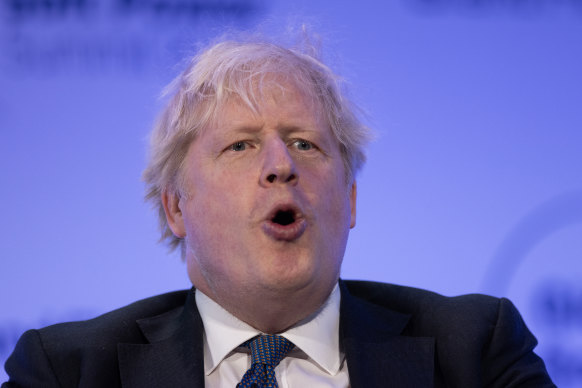 Former UK prime minister Boris Johnson surfaces to attack current PM. 