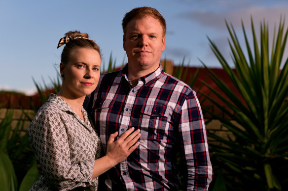 ATO whistleblower Richard Boyle and his wife Louise Beaston.