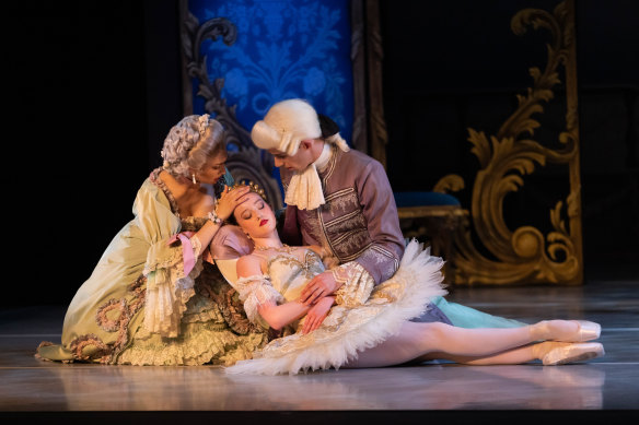A scene from The Australian Ballet’s Sydney staging of The Sleeping Beauty.