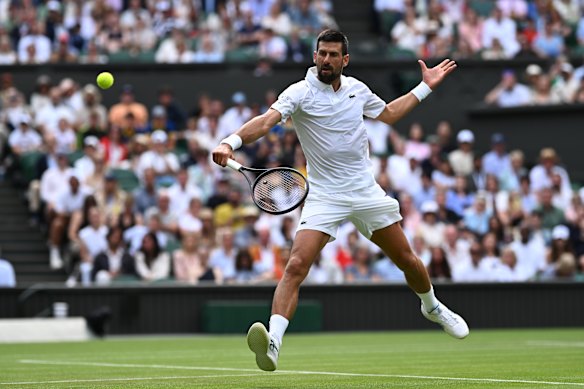 Novak Djokovic presents a significant challenge to de Minaur.
