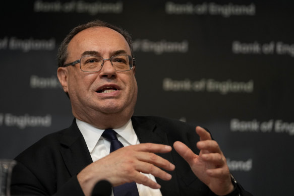 Andrew Bailey, Governor of the Bank of England.