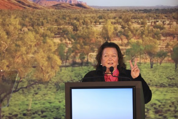 Gina Rinehart has built a stake in Liontown.