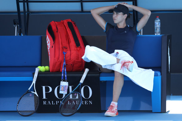 Ajla Tomljanovic will be off the court for “months”.