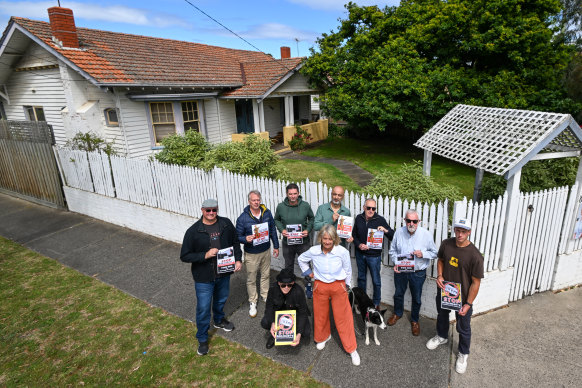 Residents of the heritage-listed Castlefield estate in Hampton are unhappy with Haileybury’s plans.