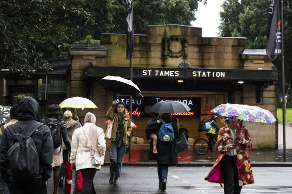 Pack your umbrellas: Sydney is in for a wet weekend.