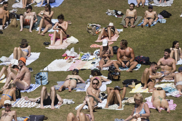 NSW Health Minister Brad Hazzard said he was more worried about unvaccinated people than crowds at Sydney’s beaches.