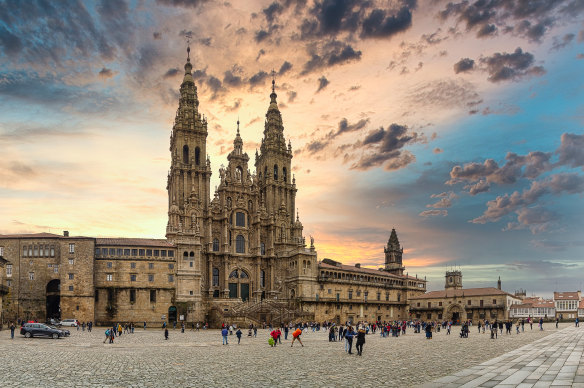 The ultimate destination – the Cathedral in Santiago de Compostela.