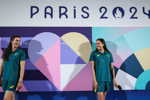 The Fox sisters ahead of the Olympic Games in Paris. 