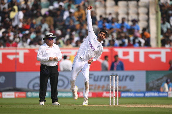 England Test spinner Shoaib Bashir.