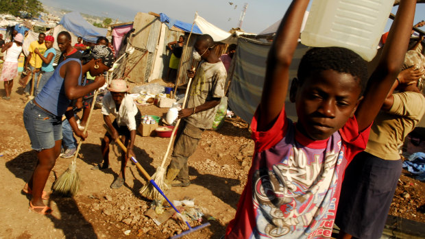 Haiti was devastated by an earthquake in 2010.