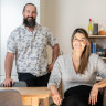 Scott Griffi ths and Steph Costa have been housesitting continuously for two years. They estimate they save about $40,000 to $50,000 a year on rent alone.