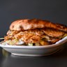 Rooster Bar’s chicken fillet sandwich.