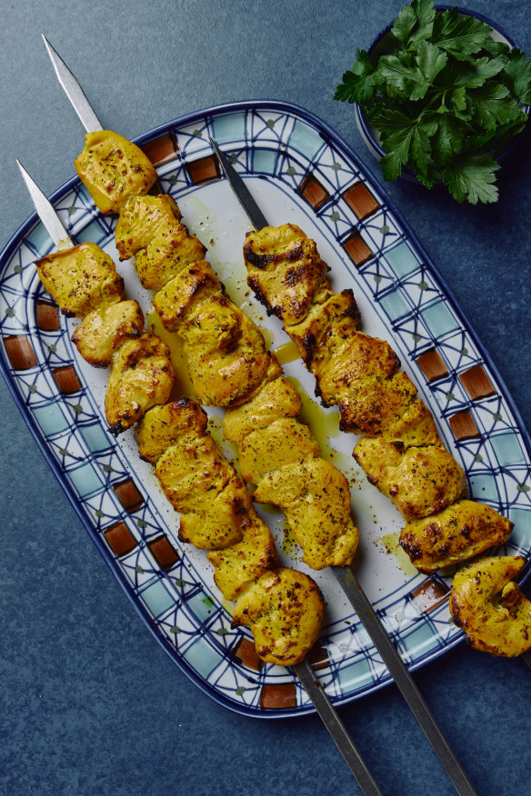 Persian skewers at Ali Qapu.