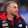 Demons coach Simon Goodwin presented to the club board after their gut-wrenching loss to St Kilda in round 20.