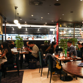 Inside Azuma. 