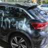 A dozen cars were vandalised.