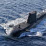 The Australian submarines may be based on Britain’s Astute class vessels. 
