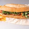 The classic banh mi pork roll from  Phuoc Thanh in Richmond.
