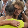 Nadal in French Open final after Zverev retires with ankle injury