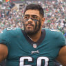 Eagles offensive tackle Jordan Mailata could feature in an NFL game in Australia.