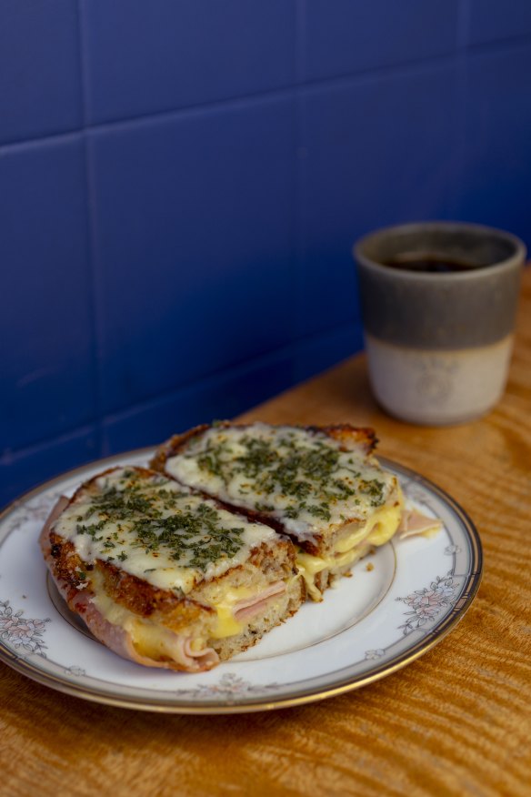 The croque monsieur.