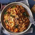 RecipeTin Eats’ creamy tomato sausage pasta.