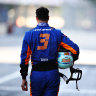 Ricciardo crashes, Leclerc on pole for Azerbaijan Grand Prix