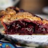 Sour cherry pie.