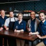 Enoteca Centro co-owner Peter Kay, chef Michael Ingham, co-owner Tanya Kay, co-owner and Master of Wine Brendan Jansen, wine manager Pavel Ribaudo.