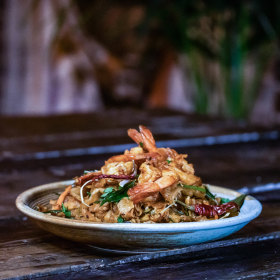 Seafood kottu roti.