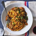 Adam Liaw’s mince stroganoff.