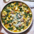 This hearty meatball and pasta soup is sure to be love at first spoonful.